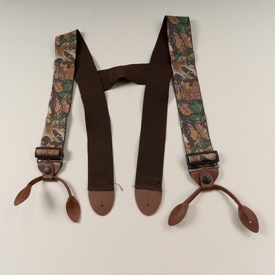 Hodgman Wader Suspenders H-Style 2'' Wide 34'' Adjustable Length Camoflauge