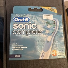 Oral - B Sonic Complete Toothbrush Replacement Heads New In Box Three