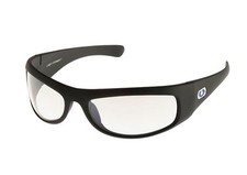 Blueye Eyewear Chill Motorcycle Sunglasses Gloss Black Polarized Yellow Lens