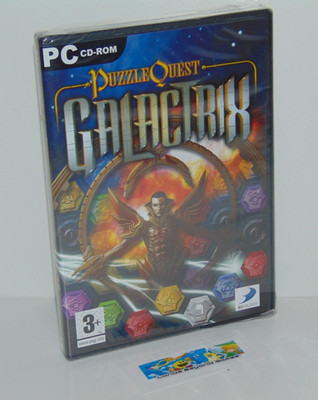 Puzzle Quest Galactrix PC CD-Rom Puzzle RPG Neu Versiegelt