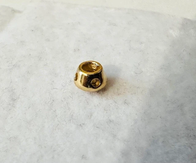 Delicate Estate 14K Yellow Gold 0.25ct Round Diamond Pendant - Image 4 of 4