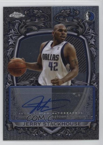 Jerry Stackhouse – 2025-26 Topps Chrome Basketball · Signature Style #SS-JSH Jerry Stackhouse