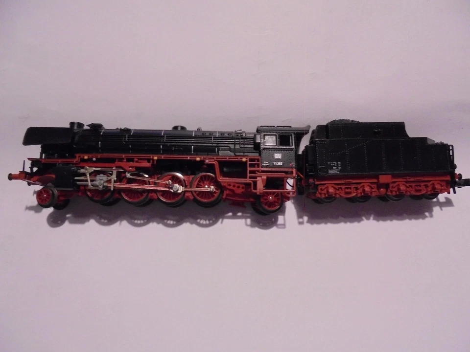 Minitrix N, 12614, BR 41, Nr. 41 268 der DB, Witte-Bleche, neu, schwarz, OVP