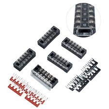 5 Sets Power Distribution Block Terminal Connectors Terminals Barrier Strip 5P