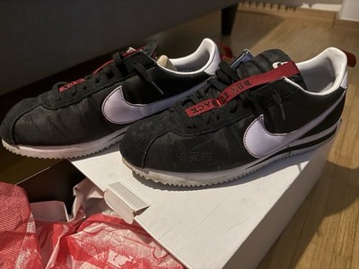 Nike Cortez Kenny III DAMN Edition Herren Sneaker Schwarz Weiß Rot Größe 46