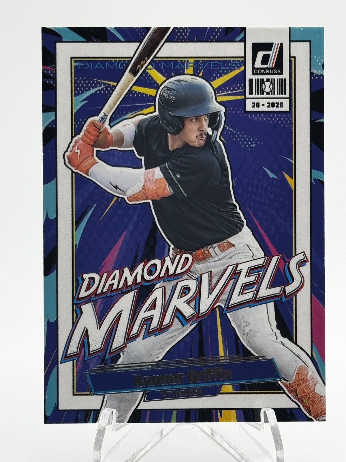 2026 Donruss #14 Konnor Griffin Diamond Marvels Pirates