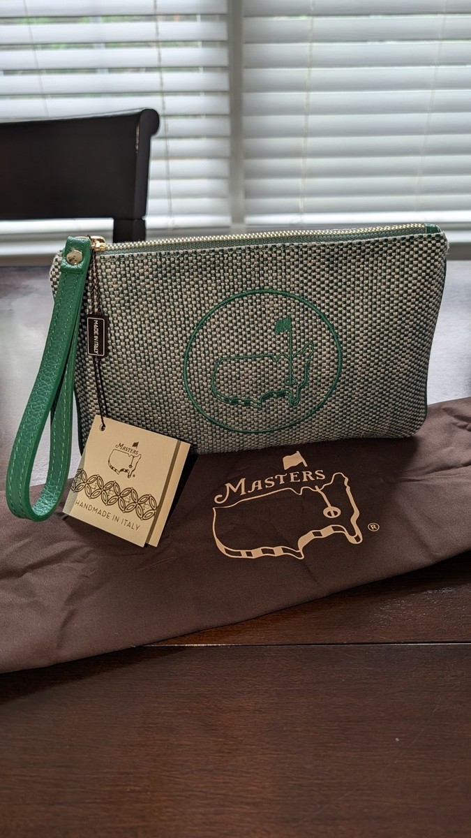 イタリア製MASTERS グリーンポーチ 2026 Masters Golf Tournament Ladies Clutch Handbag Made in Italy