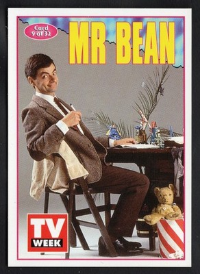 1995 TV WEEK [SERIES 2] COLLECTABLE TRADING CARD - [ROWAN ATKINSON] - 9 Mr BEAN