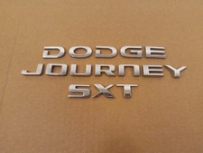 Dodge Journey Sxt Emblems Nameplate Chrome Badge Rear Gate Logo Oem Used