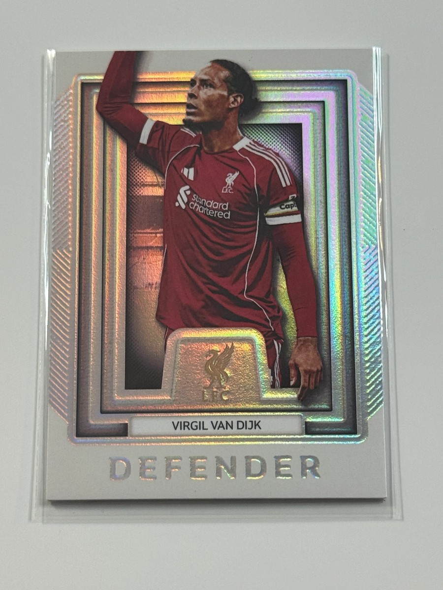 2025-26 Futera Platinum Liverpool Base Rainbow #04 Virgil Van Dijk