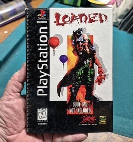 Loaded (Sony PlayStation 1, 1996) PS1, Long Box And Manual Only VG NO GAME