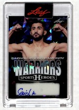 2025 Leaf Sports Heroes Saidyokub Kakhramonov Auto /35