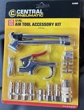 NEW -- CENTRAL PNEUMATIC 17 PIECE AIR TOOL AC...