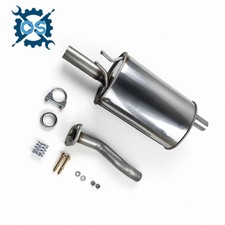 Stainless Steel Rear Exhaust Muffler For Honda Civic 1.8l Sedan Coupe 2006 -2011 Stainless Steel Rear Exhaust Muffler For Honda Civic 1.8l Sedan Coupe 2006 -2011