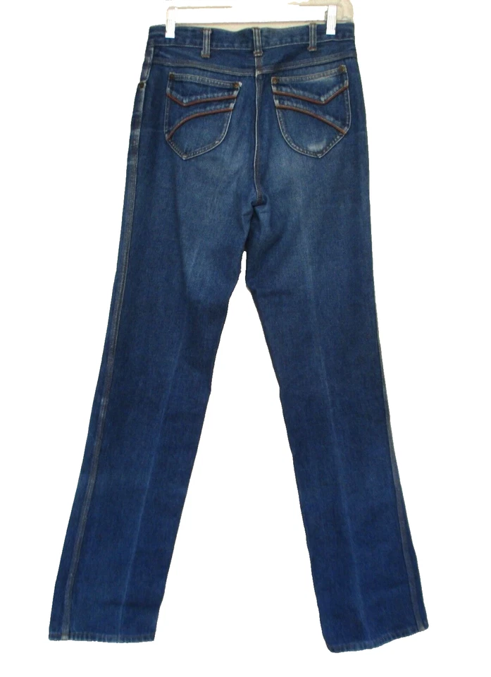 Jeans Gap Vintage Años 70/80 31 x 34 Cintura Alta Azul Oscuro Denim Foto 2 de 4