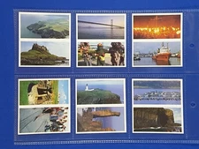 Brooke Bond PG Tips UNCUT DOUBLES - DISCOVERING OUR COAST (1988) Full set