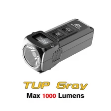 NiteCore TUP LED 1000 Lumens Rechargeable Pocket Flashlight Torch-Gray