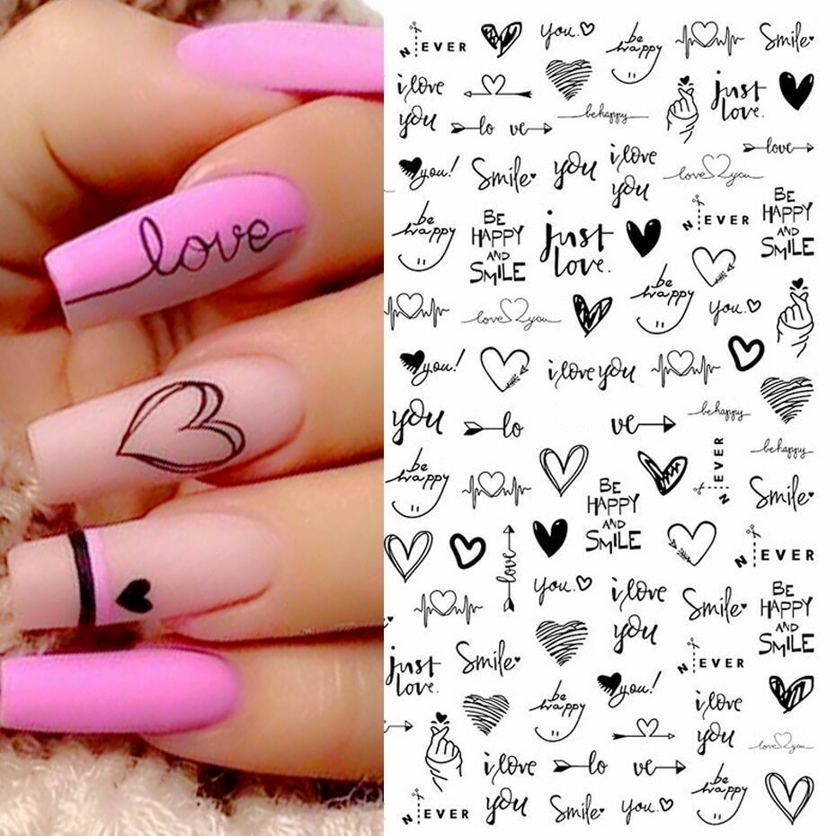 Make.N Heart Beam Nail Stickers Make.N Heart Beam Nail Stickers