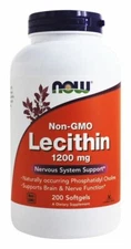 Lecithin 1200 mg 200 Softgels - NOW Foods