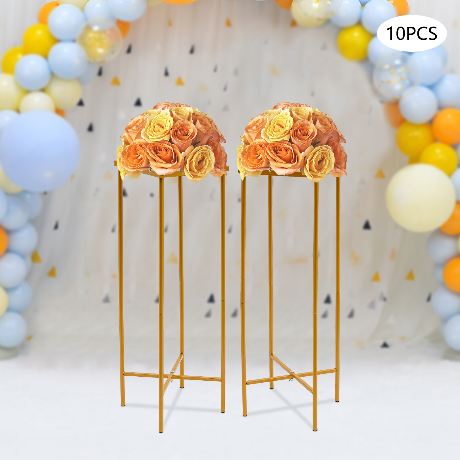 Wedding Flower Stand, Gold  Flower Stand, Wedding Centerpieces FlowerStand