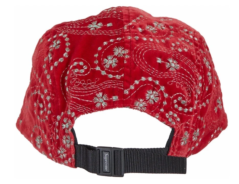 Supreme Velvet Paisley Camp Cap | eBay