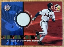 Chipper Jones UD 2000 World Series Base Braves Baseball Card HoloGrFX PS2 RARE