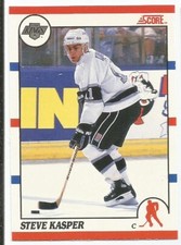 STEVE KASPER 1990-91 SCORE BILINGUAL CARD NM-MT CONDITION