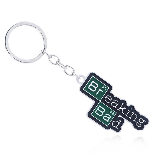 TV Breaking Bad Keychain Key Holder Walter White Key Chain Metal Keychain - Picture 11 of 12