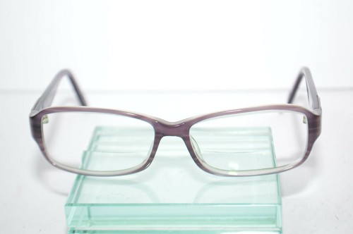 Elizabeth Arden Eyeglasses Frames 53[]14-130MM Eggplant Rhinestone Logo Arms 