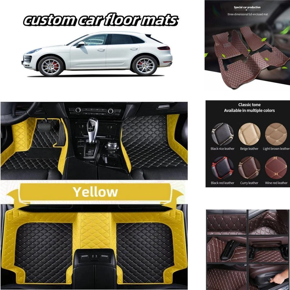 For Mercedes Benz All Models Car Floor Mats Custom Carpets Waterproof Liner Rugs Foto 3 de 4