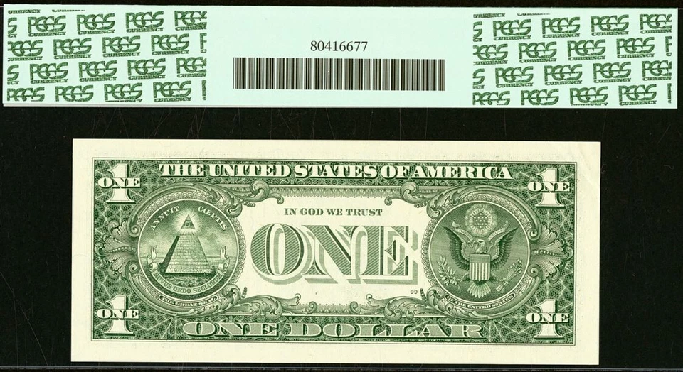 2006 $1 Federal Reserve Note PCGS 58PPQ Birthday Low Serial Number 00043000 - Image 3 of 3