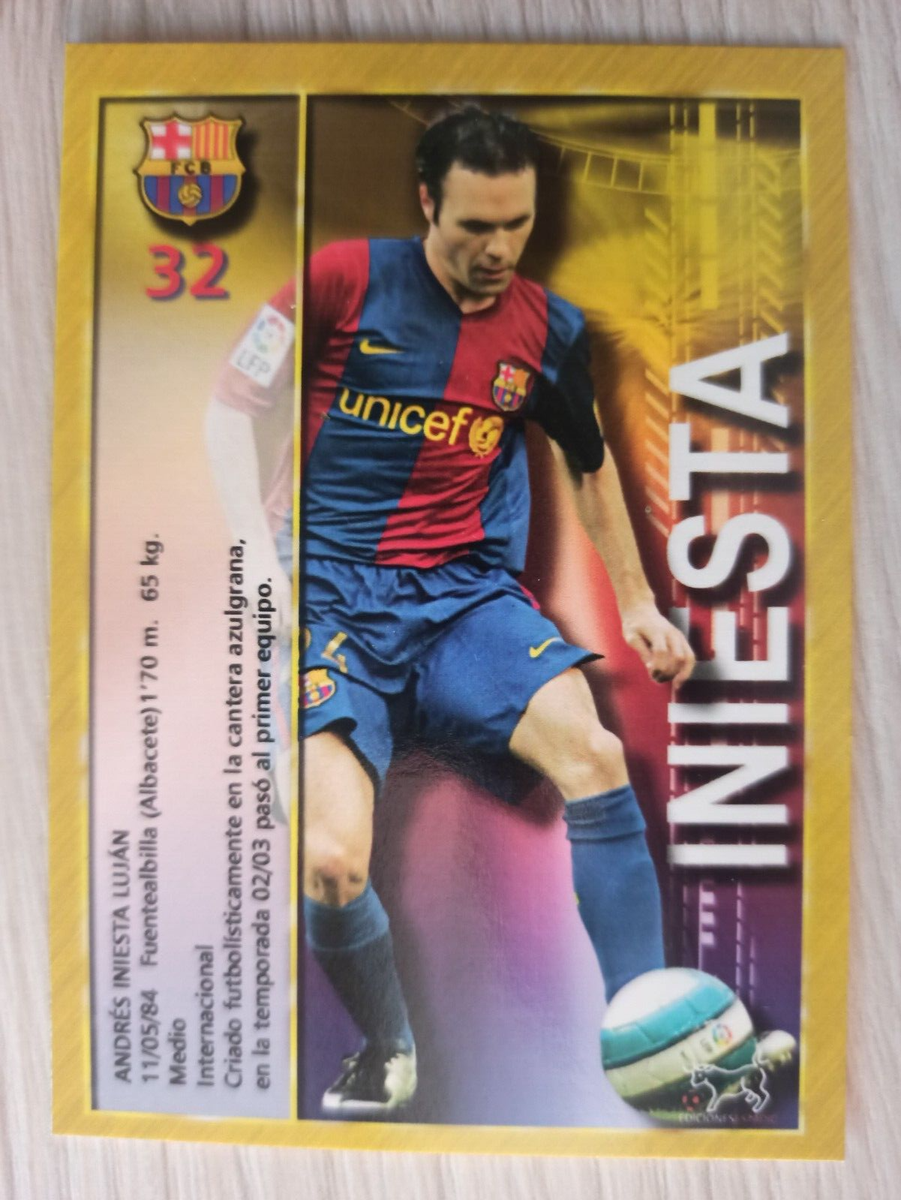 Andrés Iniesta Luján イニエスタ　ジャージカード　/49 Andrés Iniesta Luján イニエスタ ジャージカード /49 【公式通販】