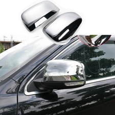2x Rearview Side Mirror Cover Trim Case For Jeep Grand Cherokee 2011-2020 Chrome