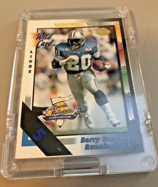 1992 WILD CARD 5 STRIPE BARRY SANDERS 108 10 Mint EBay