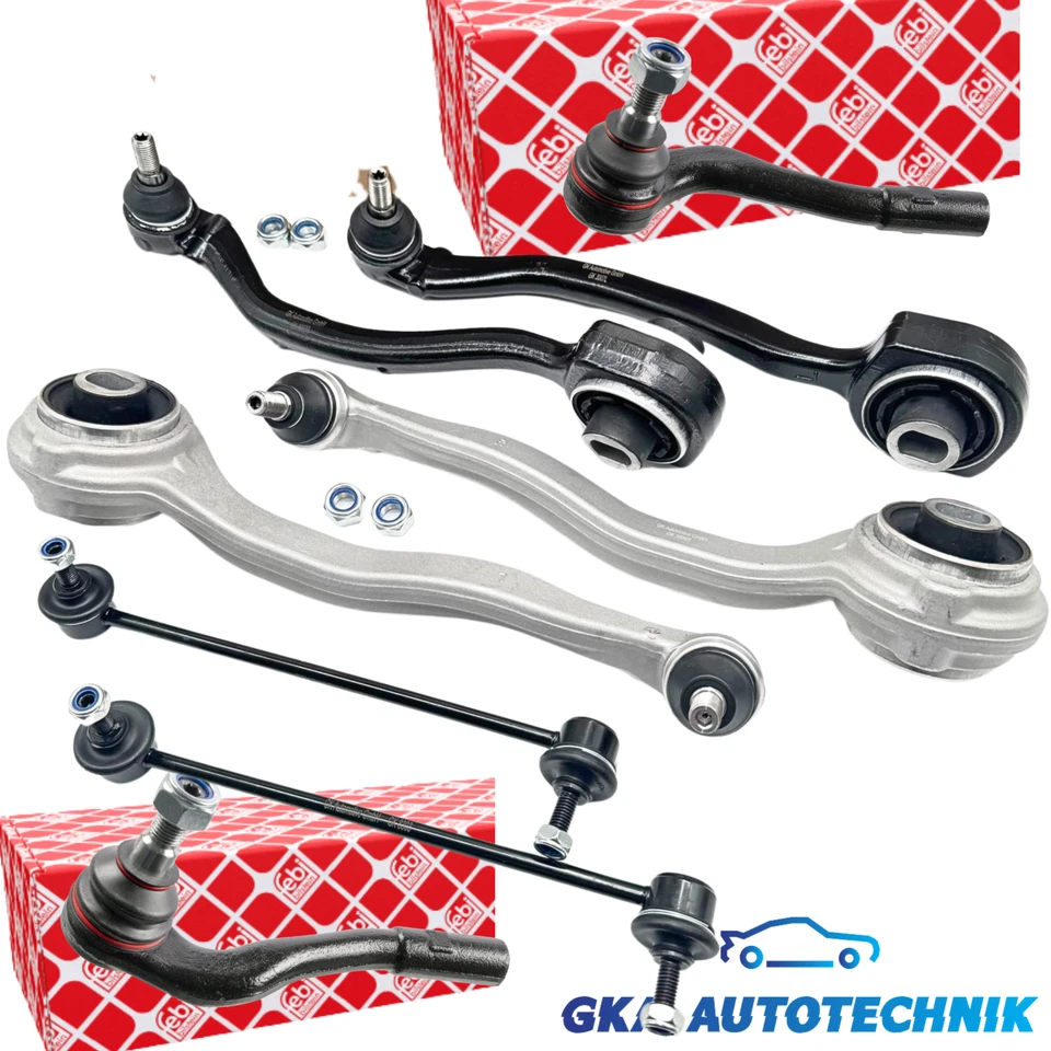 4x QUERLENKER SATZ + STABI + FEBI SPURSTANGE VORNE FÜR MERCEDES C-KLASSE W203 - Bild 2 von 4