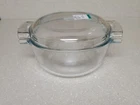 Vintage PYREX De Corning FRANCE Casserole Dish #454 With Lid Used