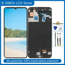 Frame LCD Display Touch Screen Glue For Samsung Galaxy A50 2019 A505 A505G A505F