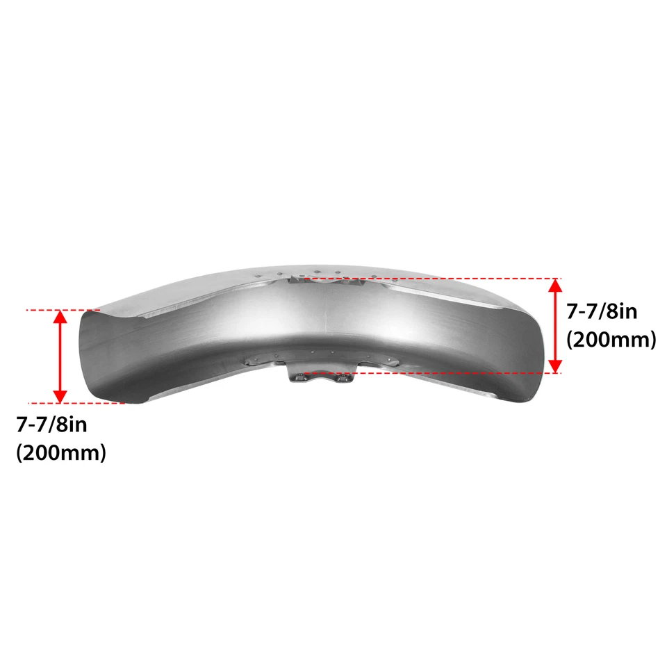 Steel 16" Front Fender For Harley Bagger Touring 89-13 Electra Road Street Glide - Image 3 of 4