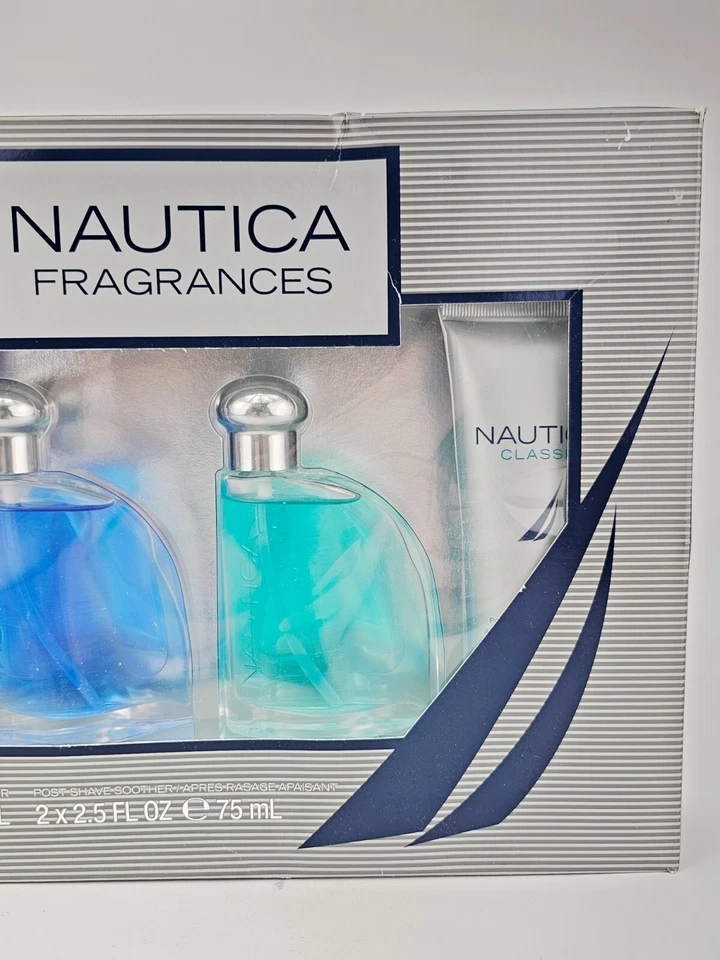 Nautica Fragrances Eau De Toilette Spray Post Afeitado Chupete Juego de Regalo 4 Piezas Foto 3 de 4