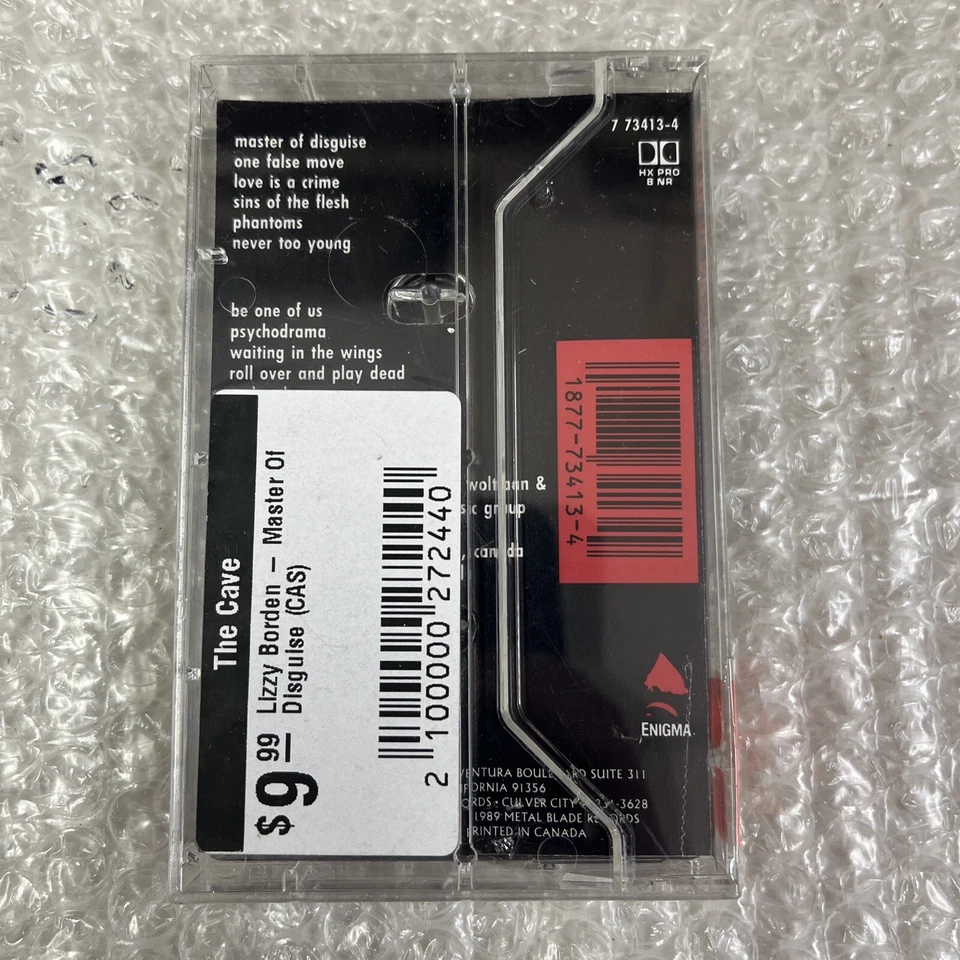 Lizzy Borden - Master Of Disguise CASSETTE TAPE - Image 2 of 3