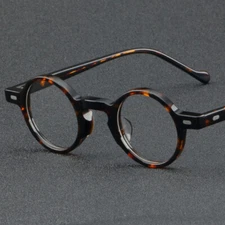 Acetate Round Reading Glasses Mens Womens Readers Retro Full Rim Eyeglass Frames