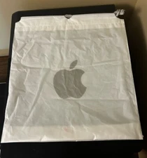 Apple logo Drawstring Bag 11.75x13