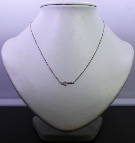 Silpada Sterling Silver Simplex Cross Necklace