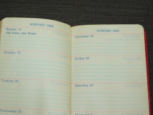 VINTAGE 1929 UNION NATIONAL BANK SCHENECTADY NY CALENDAR BOOKLET - Picture 6 of 12