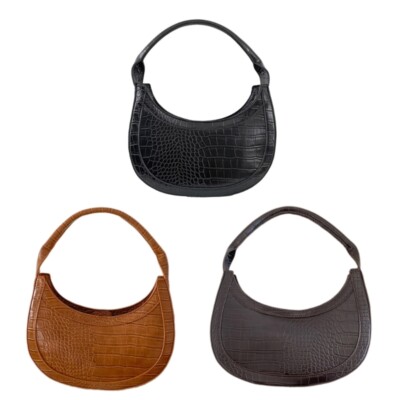 Women Bag Fashion Shoulder Bag PU Leather Handbag Trend Dumplings Bag