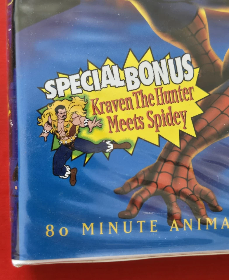 Spiderman Spider Slayer VHS Clamshell Kraven Hunter Marvel Films 1996 USA SELLER - Image 4 of 4