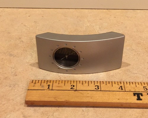 Desk Clock Paperweight Silver Color - Bild 3 von 6