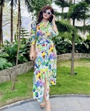 ZARA NWT WOMAN SS24 FLORAL PRINT POPLIN SHIRTDRESS MULTICOLORED | 0387/064