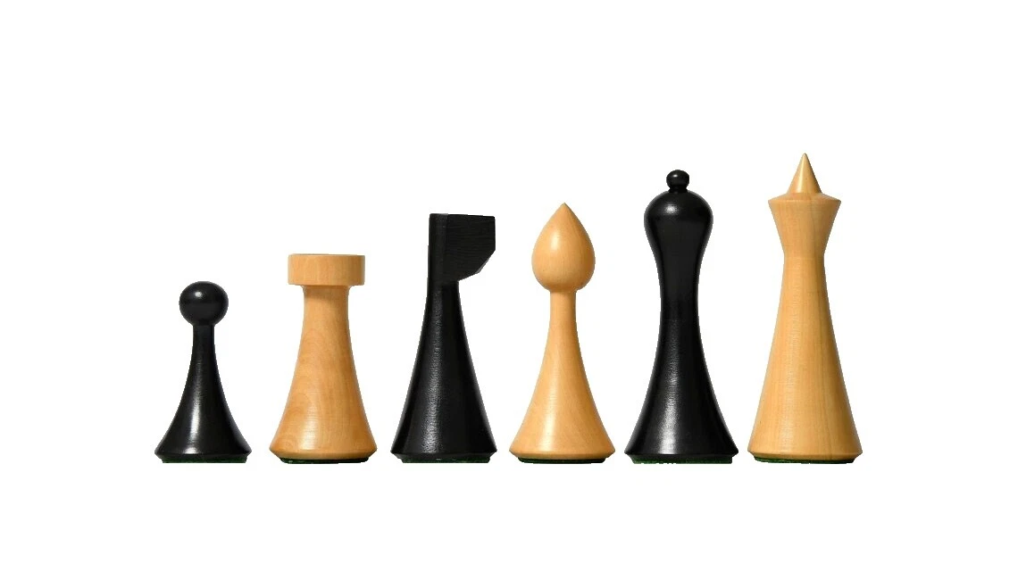 Black Wood Contemporary Chess