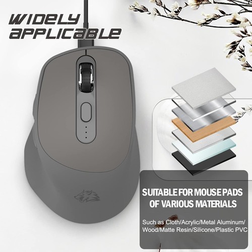 X7 2.4G Wireless Mouse, Dual Mode Office Mice with Battery Indicator, 5 DPI - Picture 7 of 9